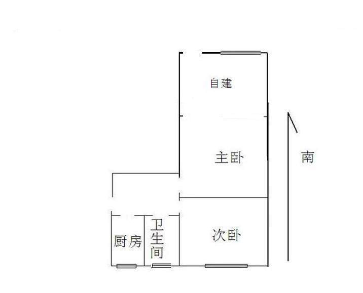 黄村西里,2居室,1厅