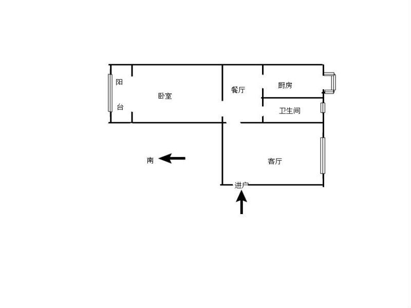 南农家园,2居室,1厅