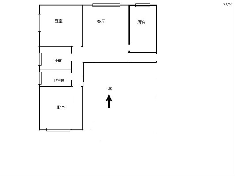 L永旭嘉园,3居室,1厅